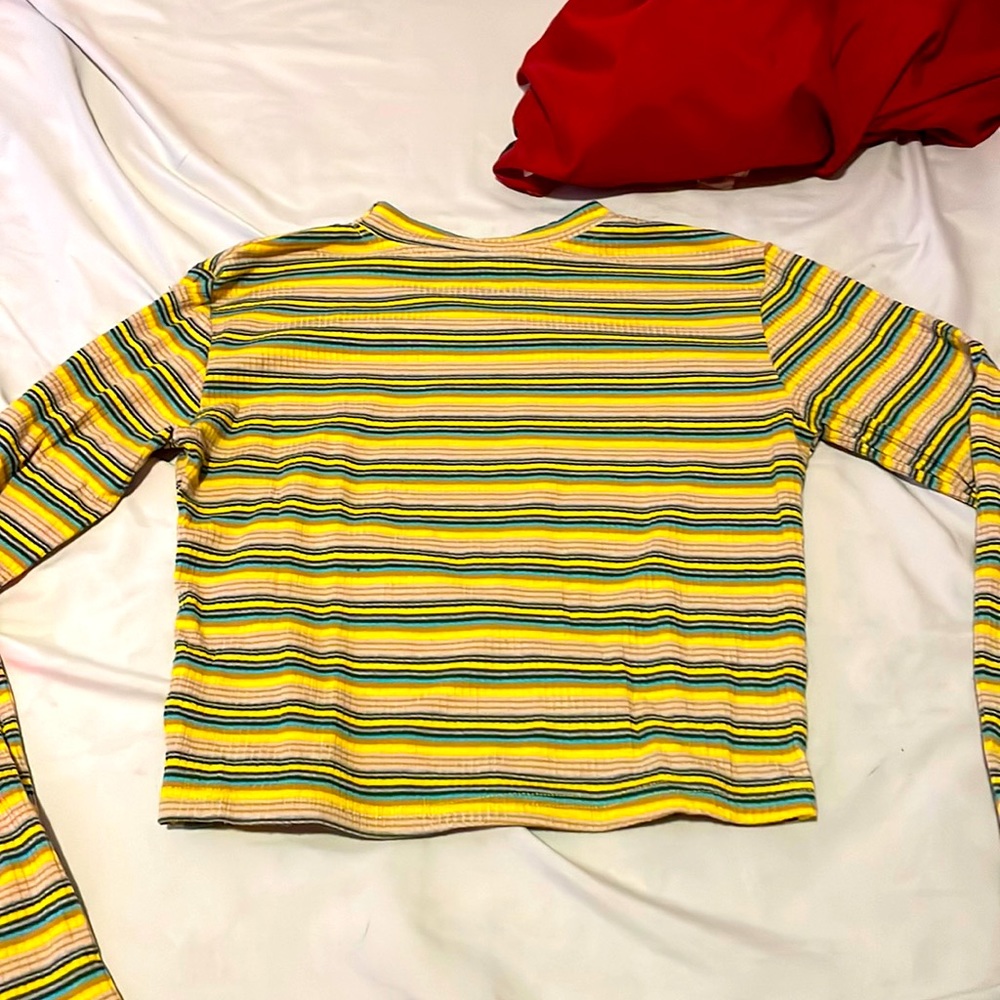 crop top shirt from ROMWE